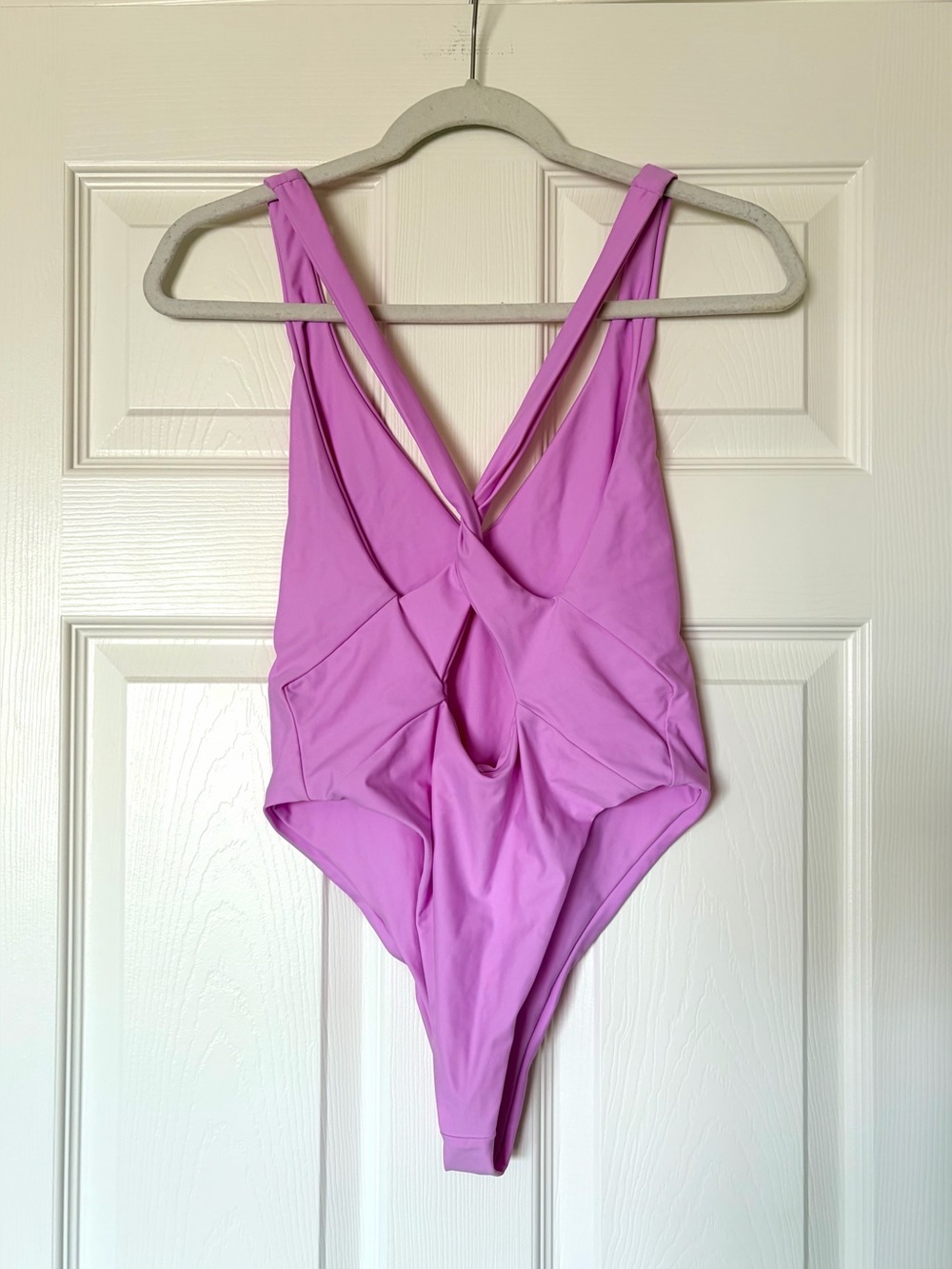Free People Twist One-Piece Swimsuit in Orchid Pink — Size M (runs small) - Picture 2 of 10